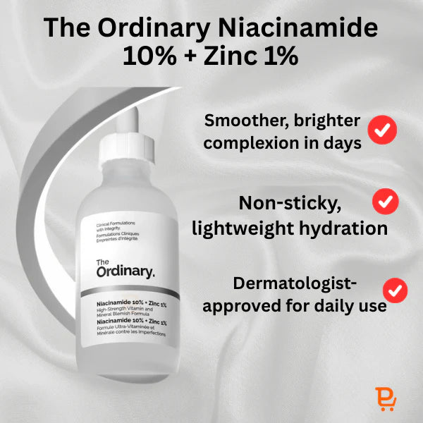 Niacinamide 10% + Zinc 1% Serum 30ml Enhance Skin Brightness Improve Texture Reduce Excess Oil Strengthen Skin Moisture Barrier
